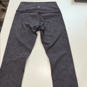Lululemon Athletica Speckled Black Leggings